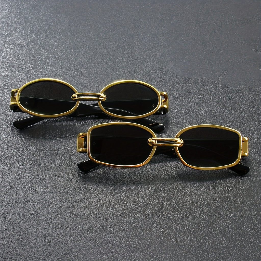 Women'S Oval-Shaped Classic Style Eyewear, Featuring a Minimalist Design, Perfect for Casual Accessorizing