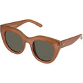 Oversized Round Tortoise Shell Retro Glasses - Tortoiseshell Frame & Brown Lenses, Lightweight Durable \u002FScratch-Resistant Eyewear, Caramel\u002FKhaki Non-Prescription Glasses for Driving, Daily Use & Outdoor (No Lens Replacement)
